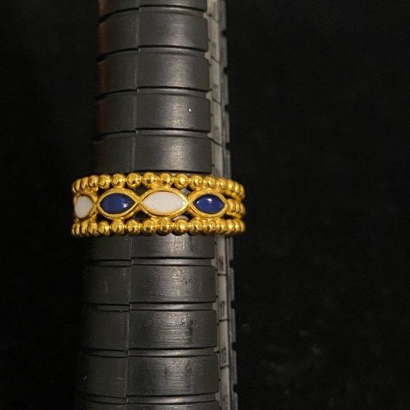 ✨2 for $30✨ Set of 3 💛 Gold Tone Stainless Steel Cuff Rings (Set of 3) - Picture 5 of 11